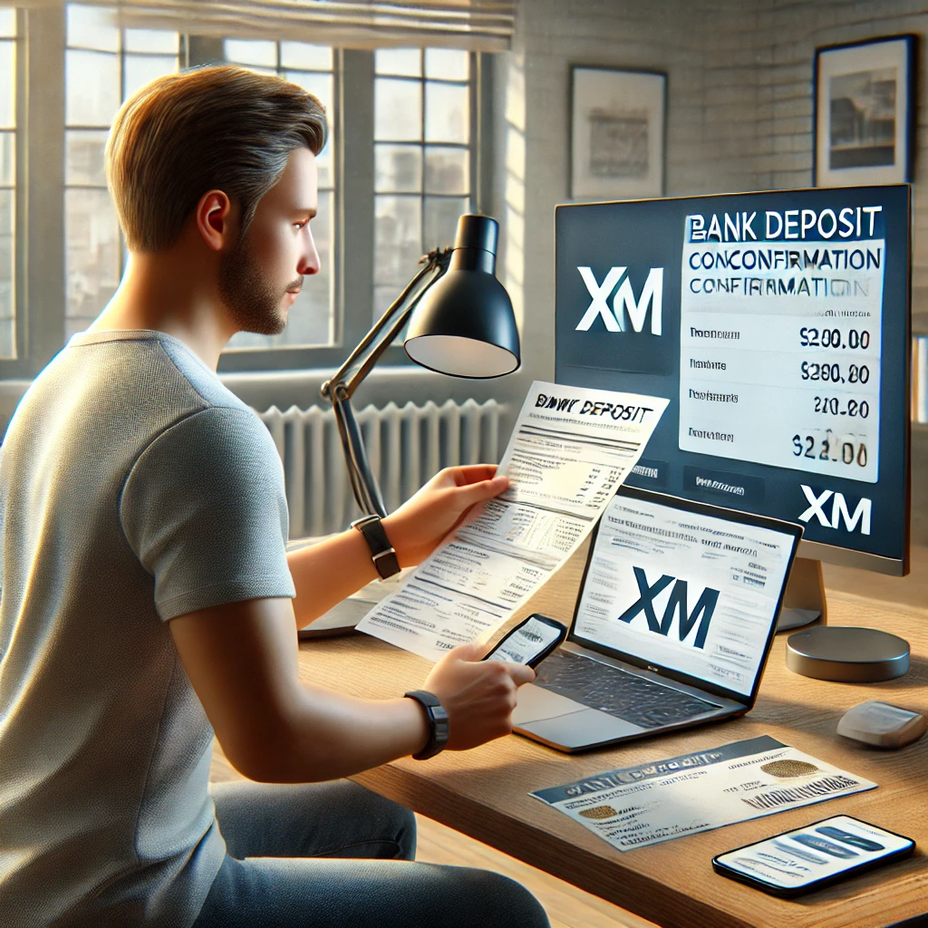 XM 入金確認書